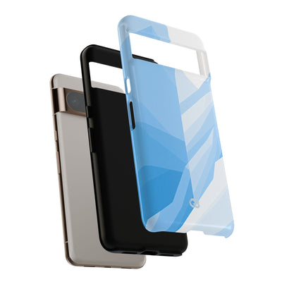 Blue Tough Phone Case for Google Pixel - Arctic Glacial Ridge