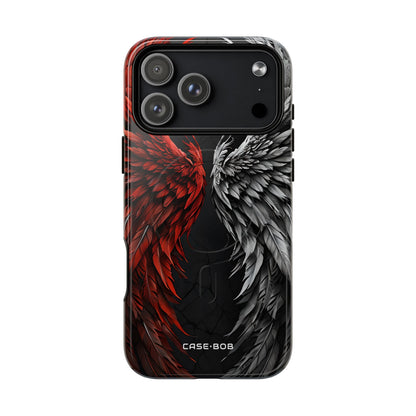 Crimson White Wings iPhone 17 Pro Max Case - Tough+ - CASE•BOB