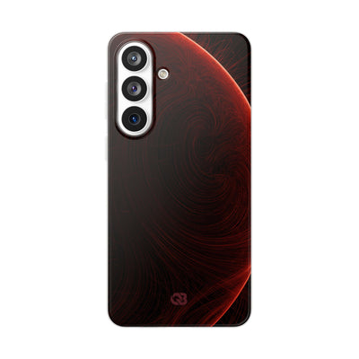 Red Lite Phone Case for Samsung - Crimson Flare Flux