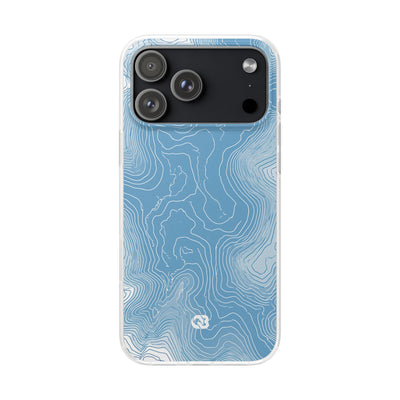 Glacial Basin Topo · Lite Phone Case for iPhone ·  Blue