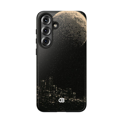 Lunar Metropolis Nocturne · Tough Phone Case for Samsung · Black