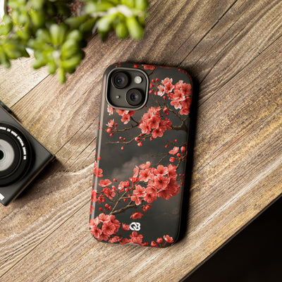 Dark Sakura Nocturne · Tough Phone Case for iPhone · Black