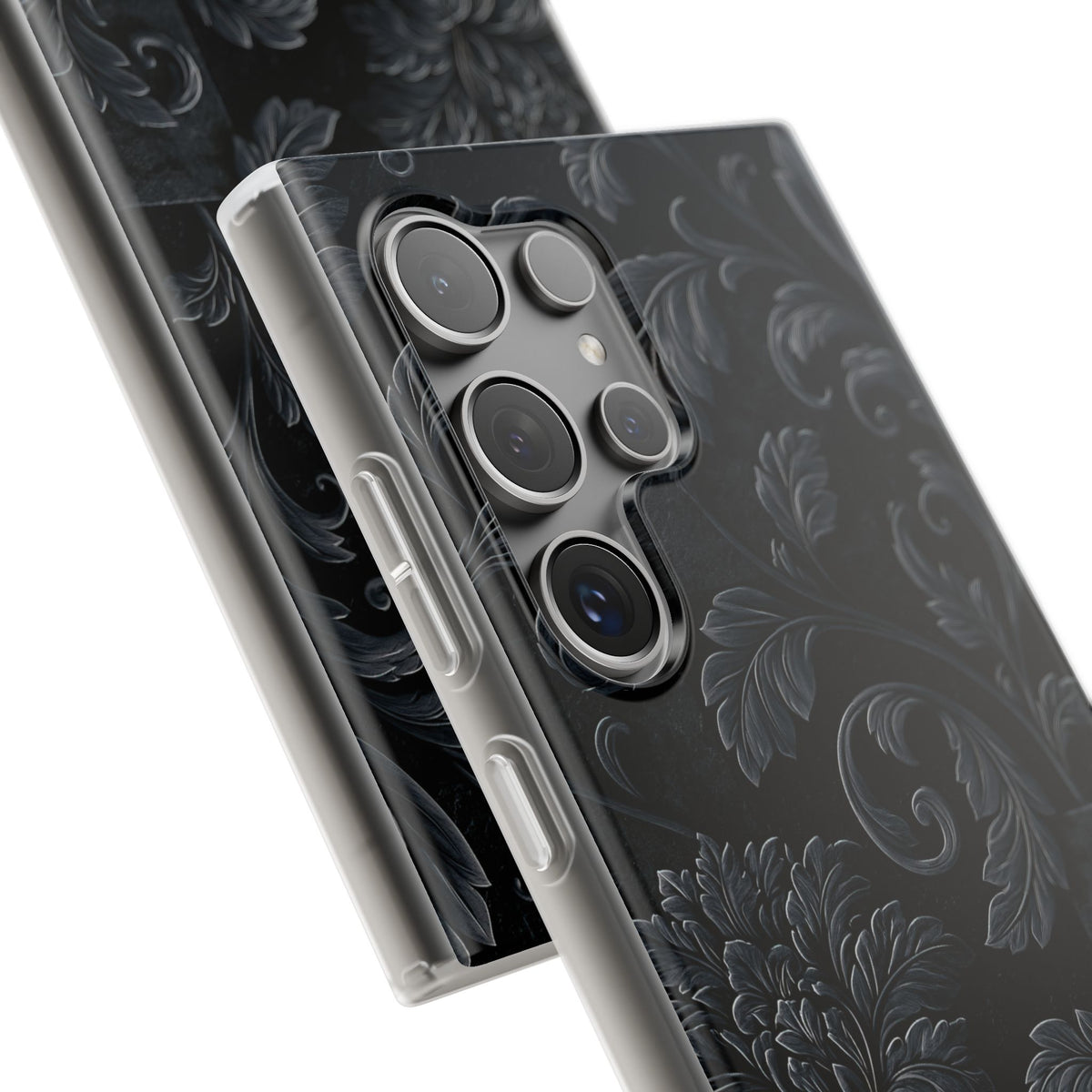 Obsidian Damask · Lite Phone Case for Samsung · Black