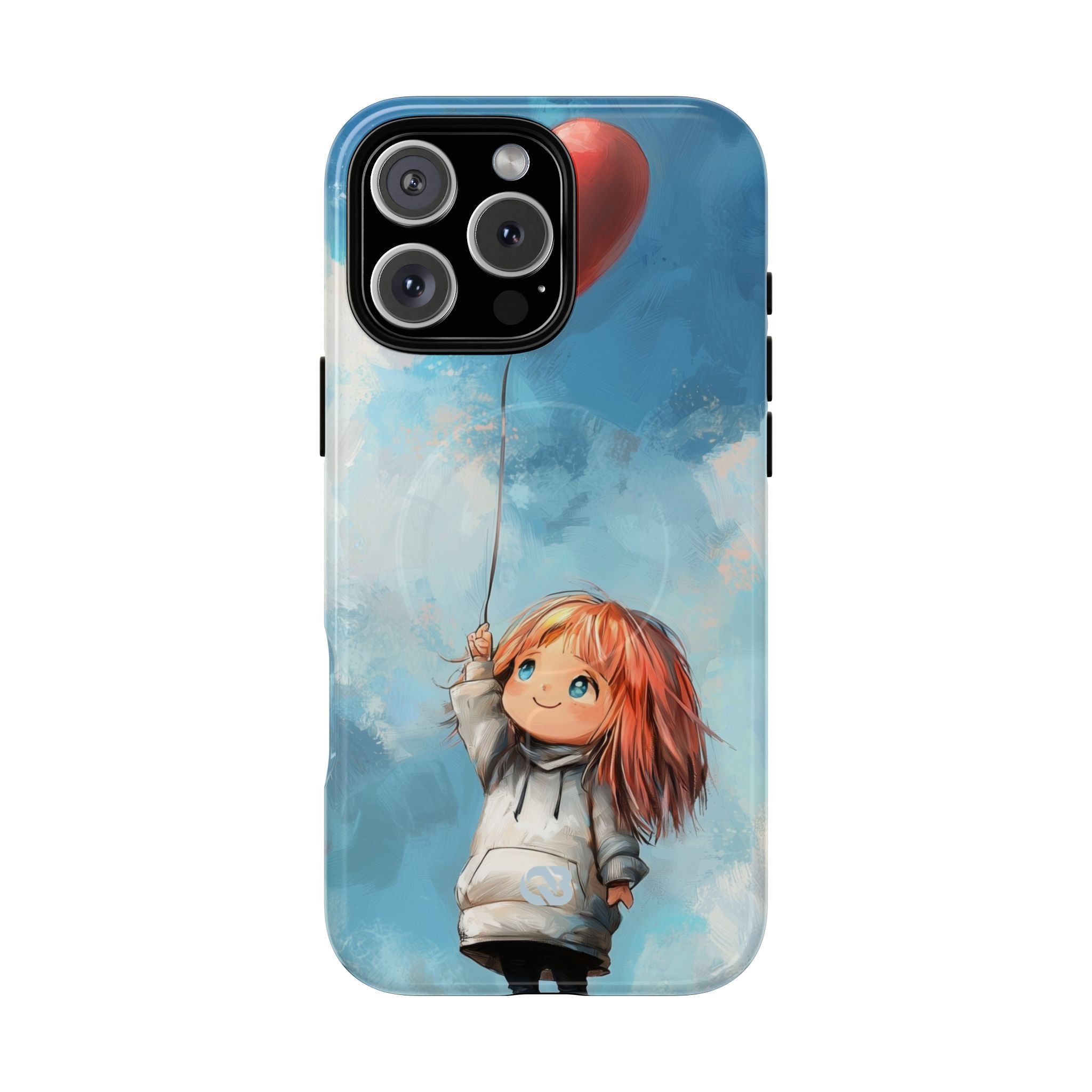 Crimson Heart Sky · Tough+ Coque de téléphone pour iPhone · Magsafe