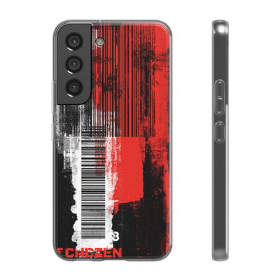 Distorted Barcode · Lite Phone Case for Samsung · Black