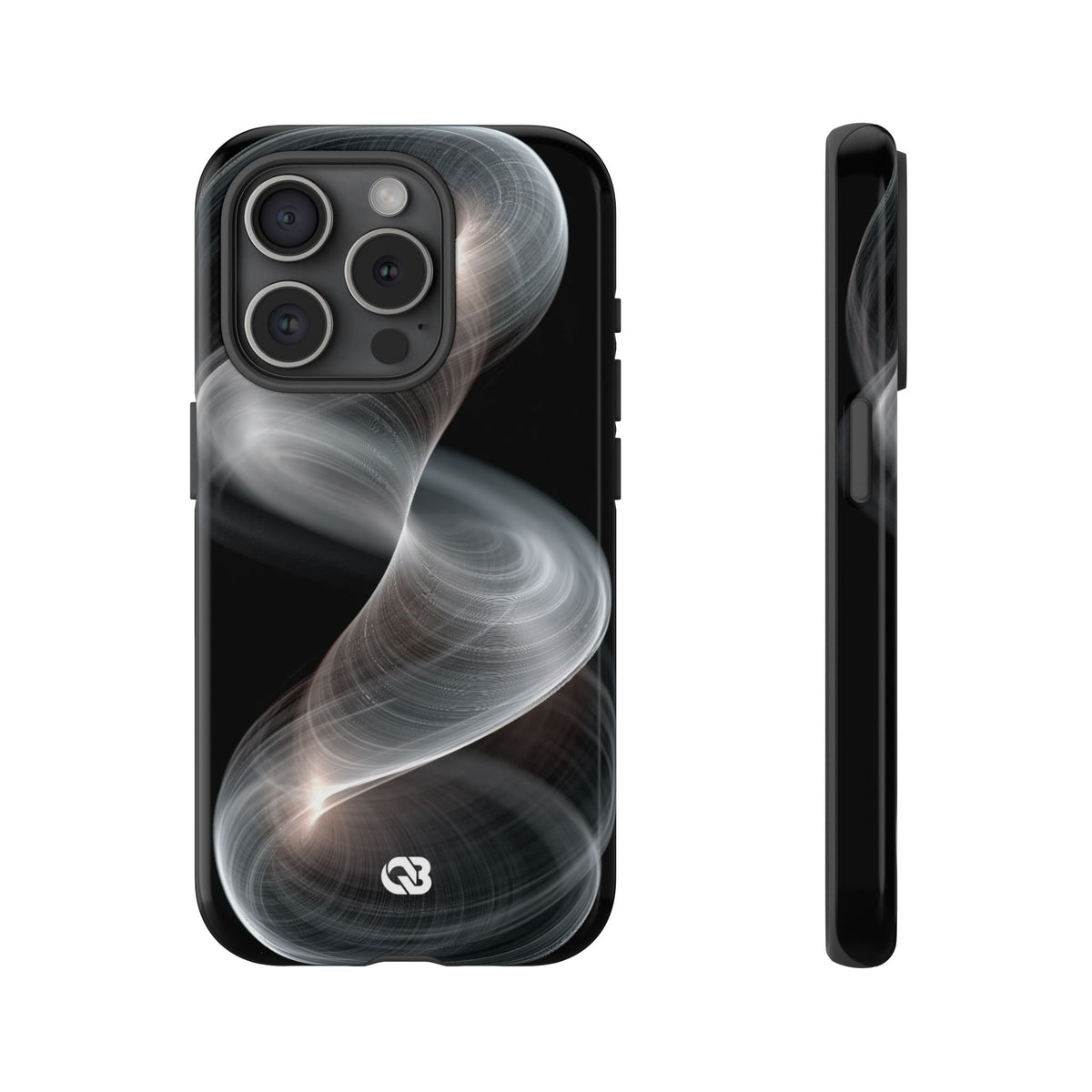 Luminous Vortex · Tough Phone Case for iPhone · Black
