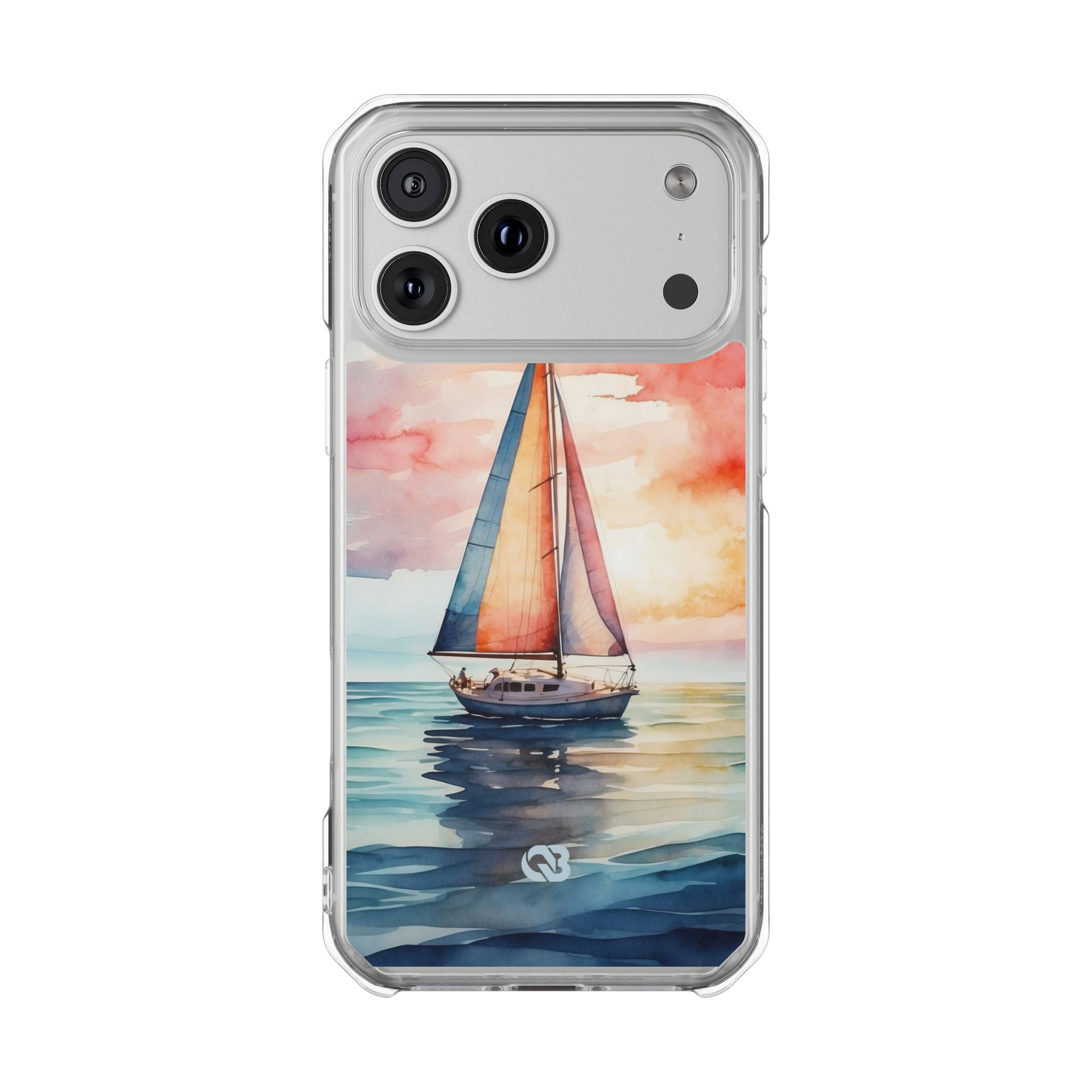 Crimson Horizon Sail · Impact Phone Case for iPhone · Magsafe