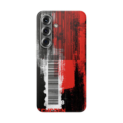 Distorted Barcode · Lite Phone Case for Samsung · Black