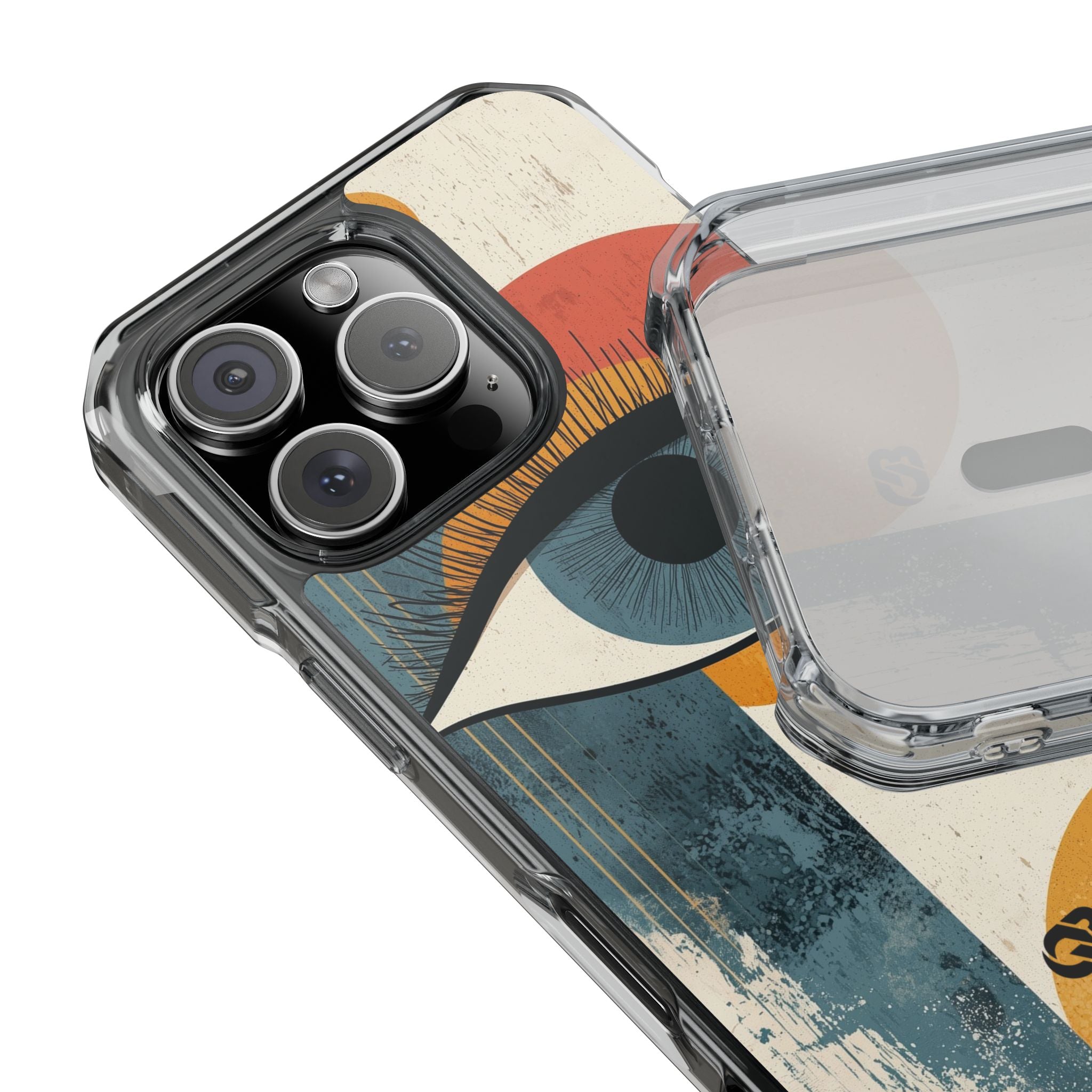 Distressed Azure Ocular · Impact Phone Case for iPhone · Magsafe