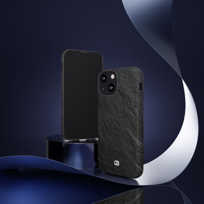 Obsidian Slate · Tough Phone Case for iPhone · Black