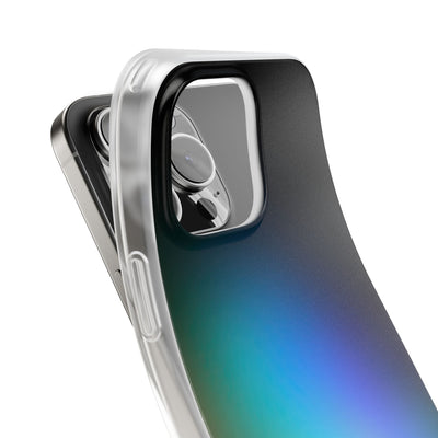 Black Lite Phone Case for iPhone - Electric Prism Grain