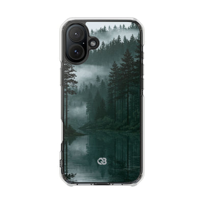 Green Impact MagSafe Phone Case for iPhone - Misty Evergreen Mirror