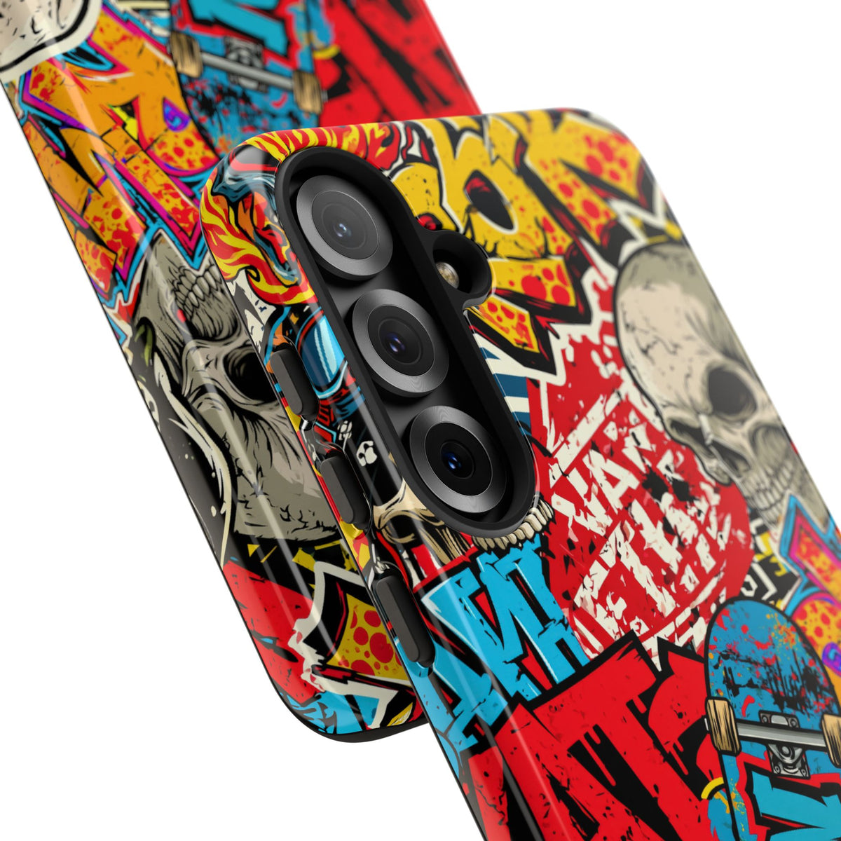 Skate Skull Riot · Tough Phone Case for Samsung · Red