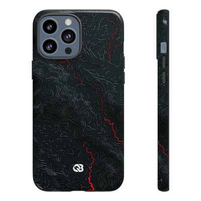 Crimson Rift · Tough Phone Case for iPhone · Black