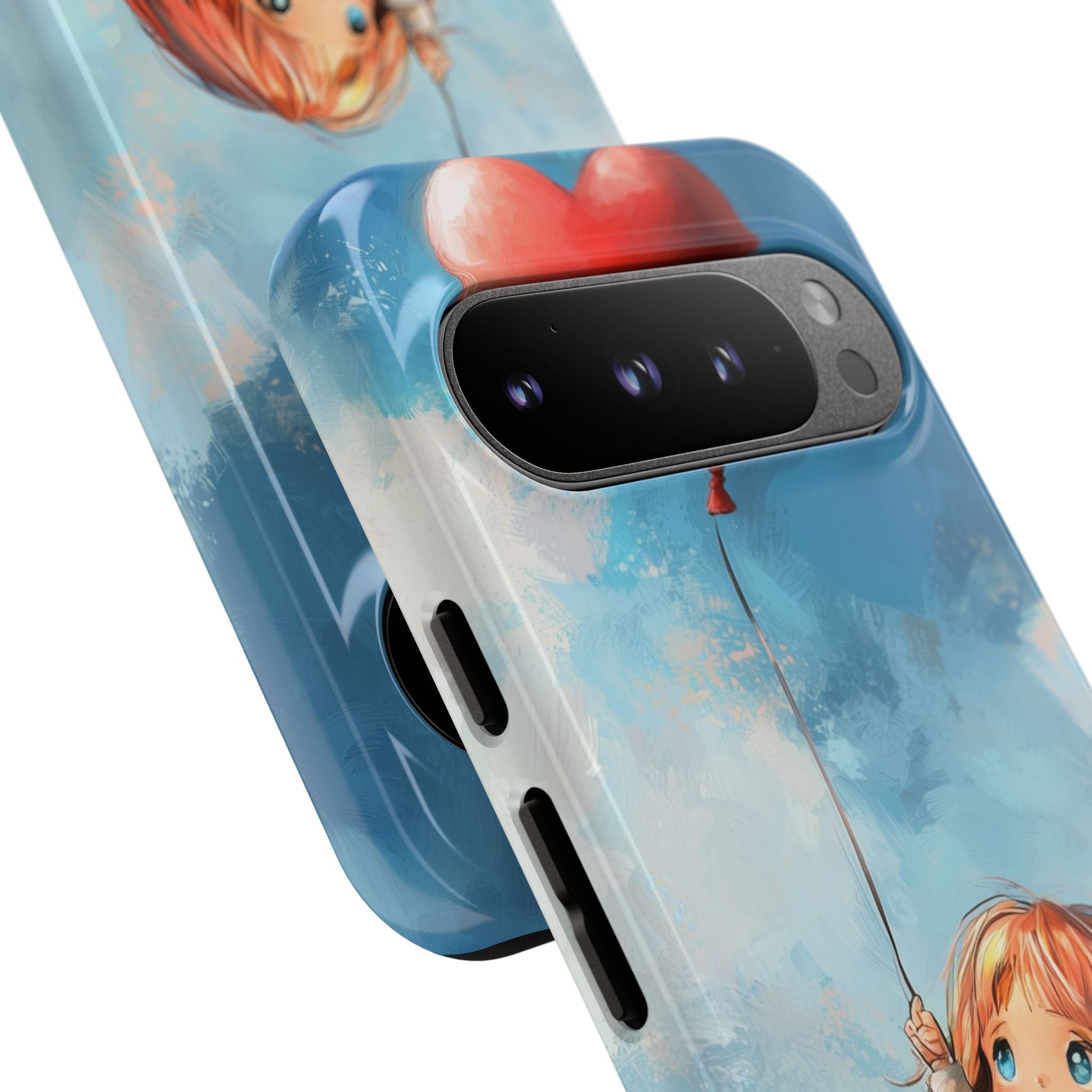 Crimson Heart Sky · Tough Phone Case for Google Pixel