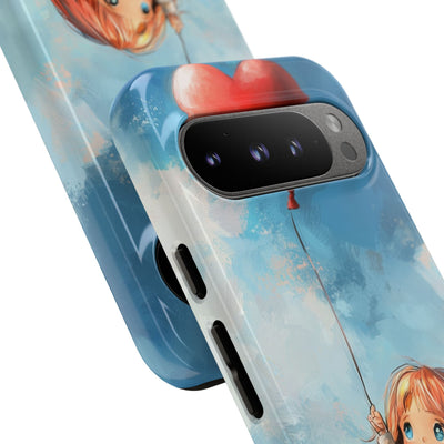 Crimson Heart Sky · Tough Phone Case for Google Pixel