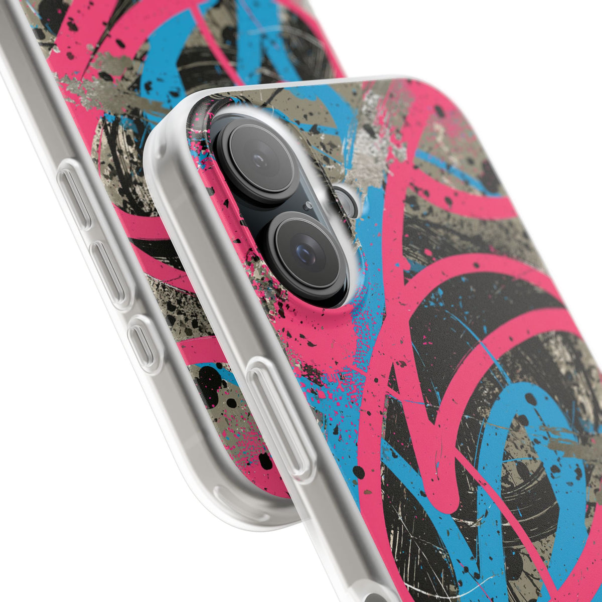 Cyber Splatter Flow · Lite Phone Case for iPhone ·  Pink