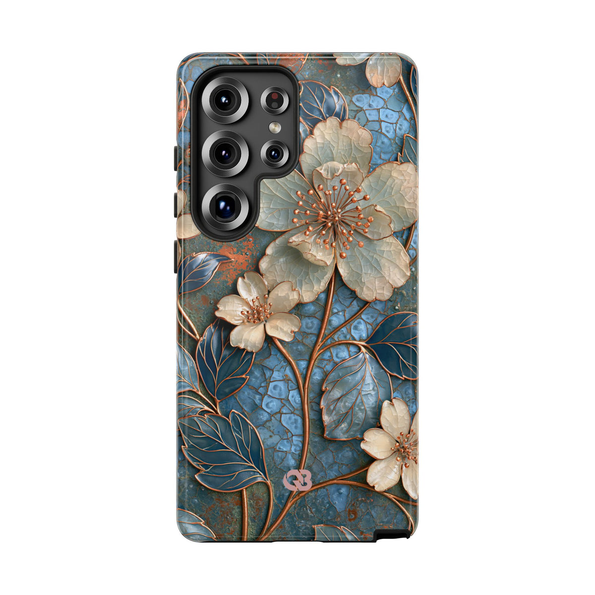 Gilded Blossom Reverie · Tough Phone Case for Samsung · Teal