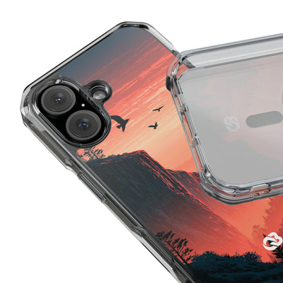Orange Impact MagSafe Phone Case for iPhone - Crimson Ridge Flight