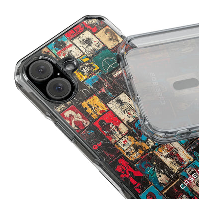 Figured Grid iPhone 16 Case - Impact - CASE•BOB