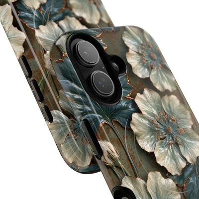 Gilded Blossom Reverie · Tough 2.0 Magnetic Phone Case for iPhone · Teal