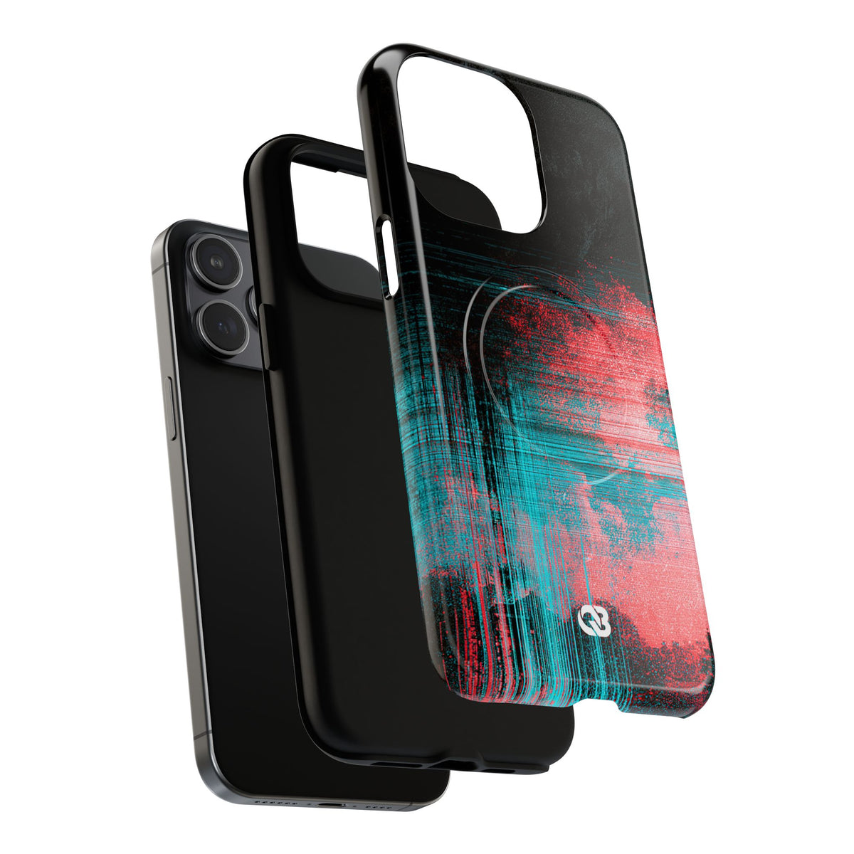Digital Signal Drift · Tough 2.0 Magnetic Phone Case for iPhone · Black