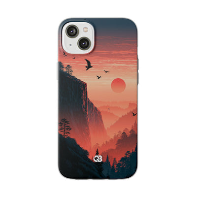 Orange Lite Phone Case for iPhone - Crimson Ridge Flight