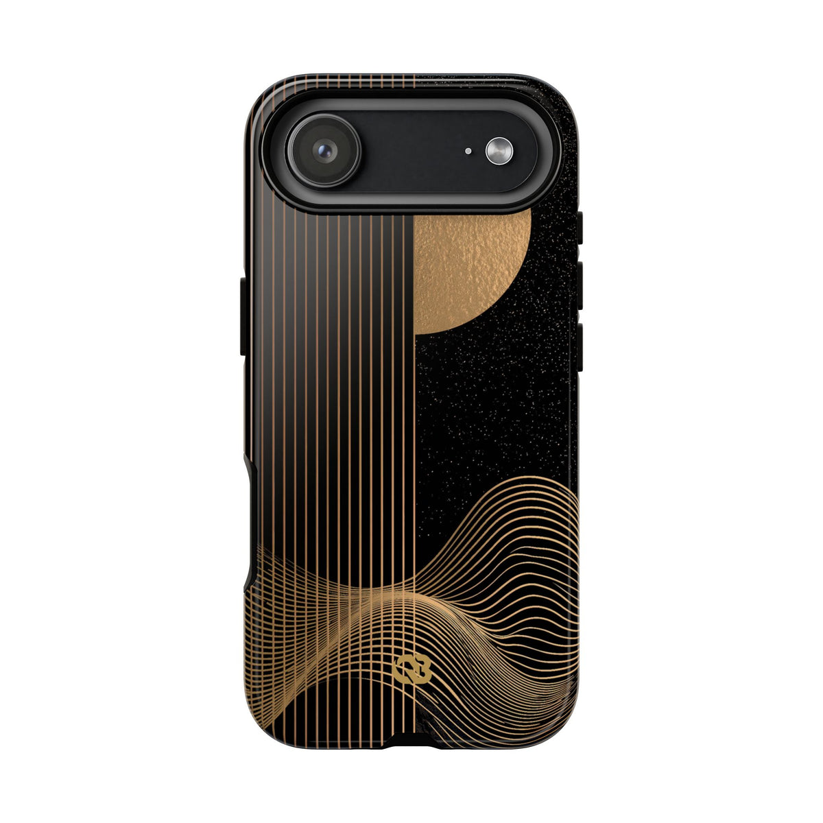 Lunar Topo Horizon · Tough Phone Case for iPhone · Black