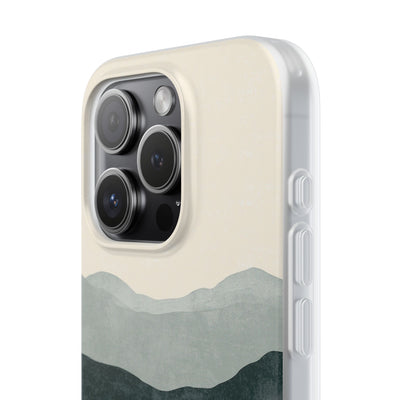 Green Lite Phone Case for iPhone - Misty Sage Valley