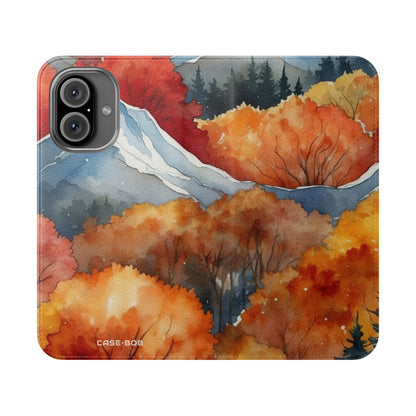 Lumikukkainen Ember-vuoret - iPhone 16 - Case - Lompakko
