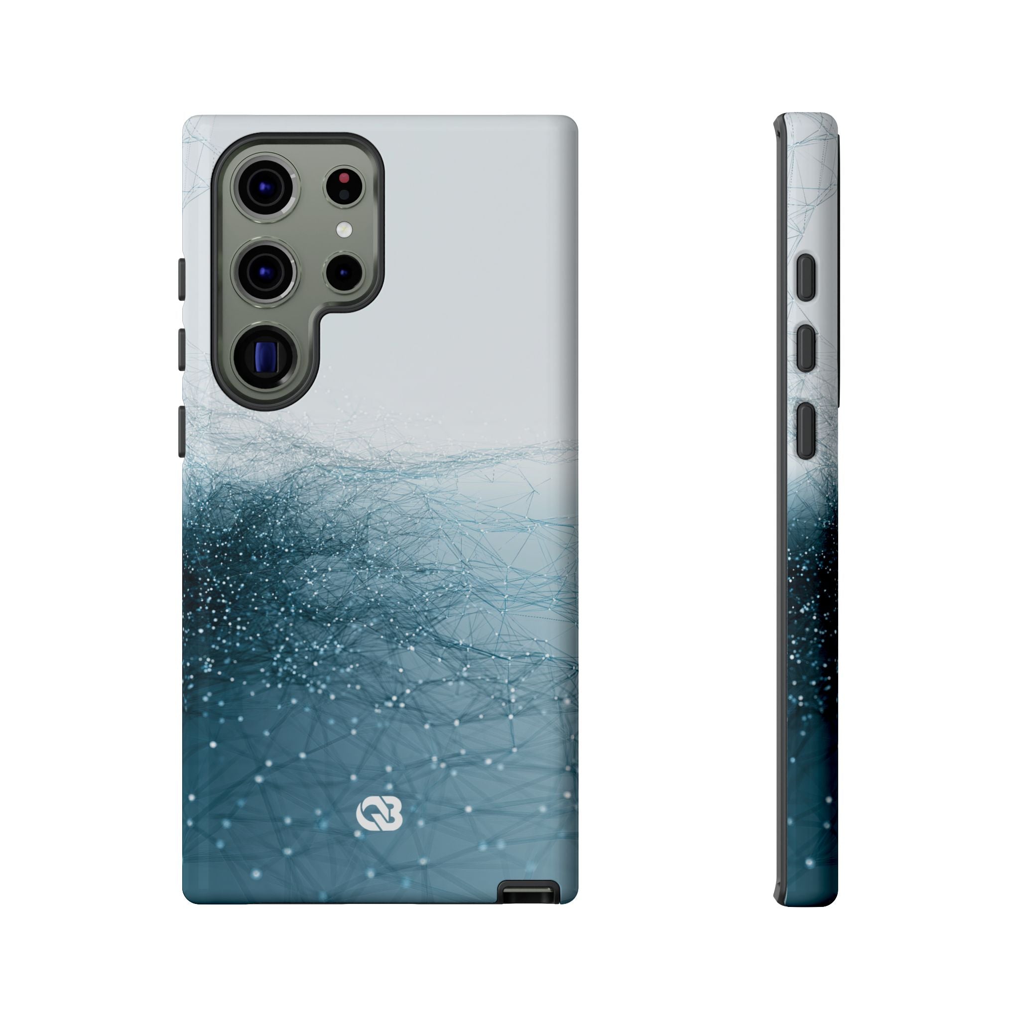 Teal Tough Phone Case for Samsung - Arctic Pulse Mesh