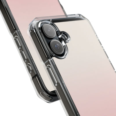 Blush Horizon · Clear Impact Magnetic Phone Case for iPhone ·  Pink