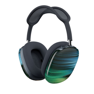 Digital Shoreline Drift · Hard Case for AirPods Max · Teal