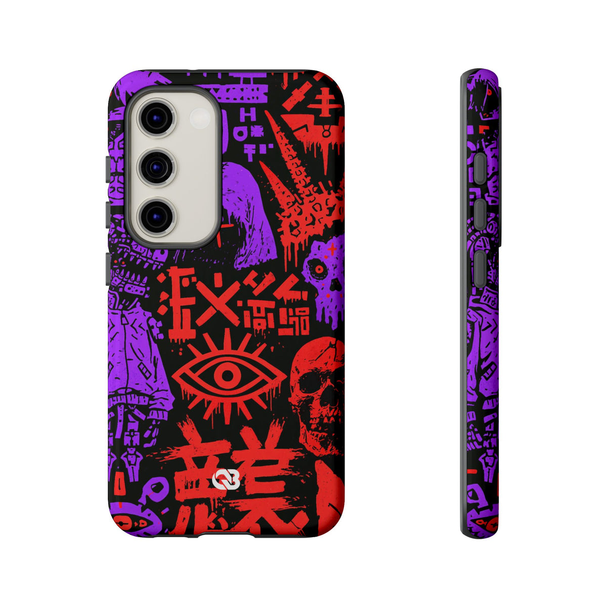 Underground Cyber Glyphs · Tough Phone Case for Samsung · Black