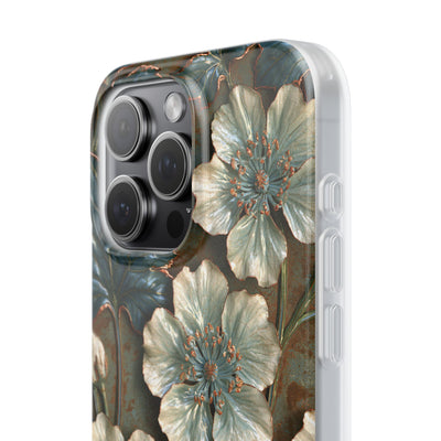 Gilded Blossom Reverie · Lite Phone Case for iPhone ·  Teal