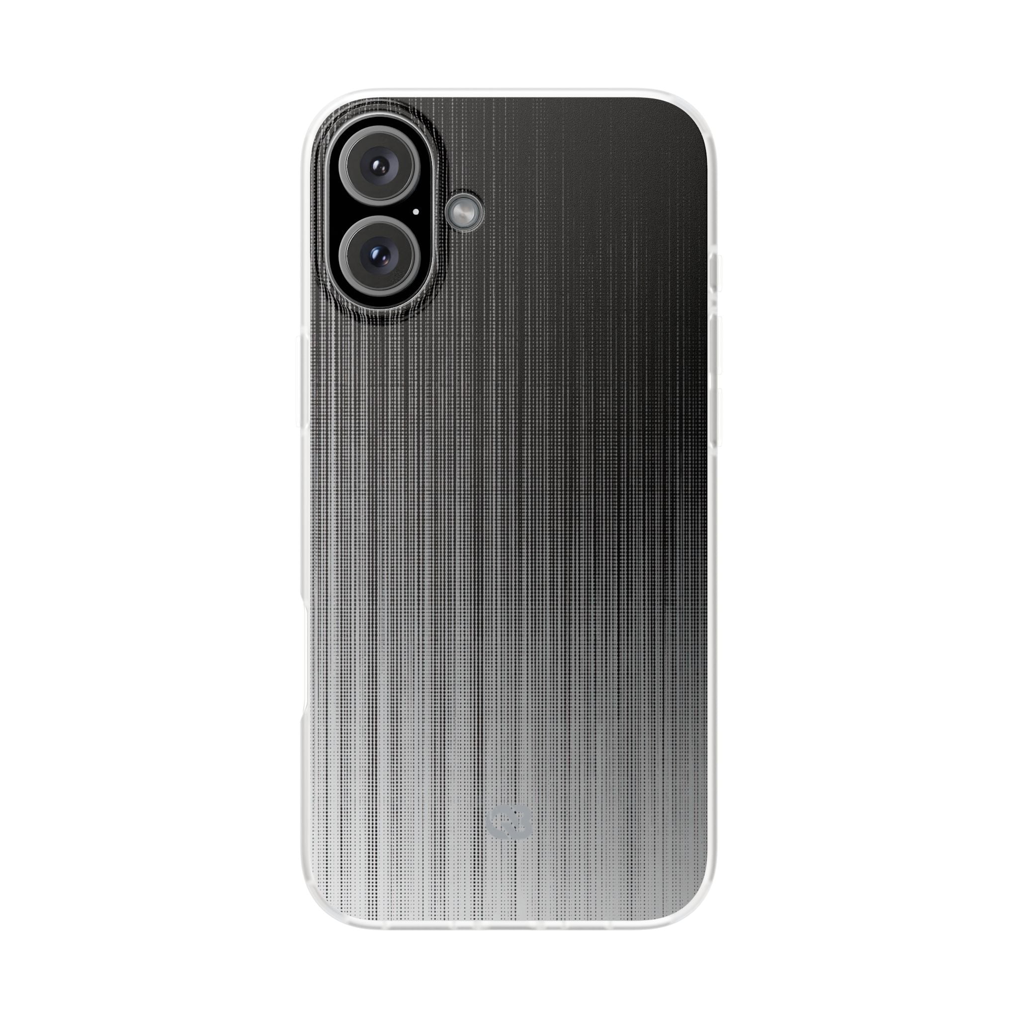 Grey Lite Phone Case for iPhone - Static Vertical Dither