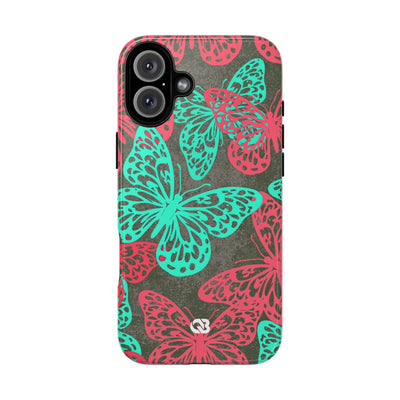 Electric Papillon · Tough Phone Case for iPhone · Pink