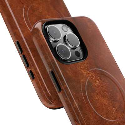 Orange Tough 2.0 Magsafe Phone Case for iPhone - Oxidized Iron Crust
