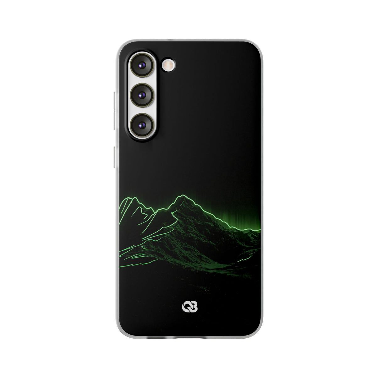 Nordic Mountain Contour · Lite Phone Case for Samsung · Black