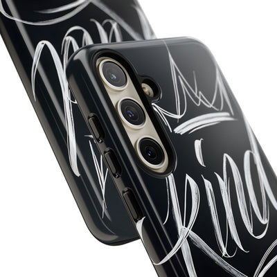 Noir Crown Script · Custodia Tough per Samsung