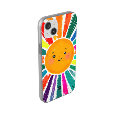 Vibrant Solar Smile · Soft Phone Case for iPhone