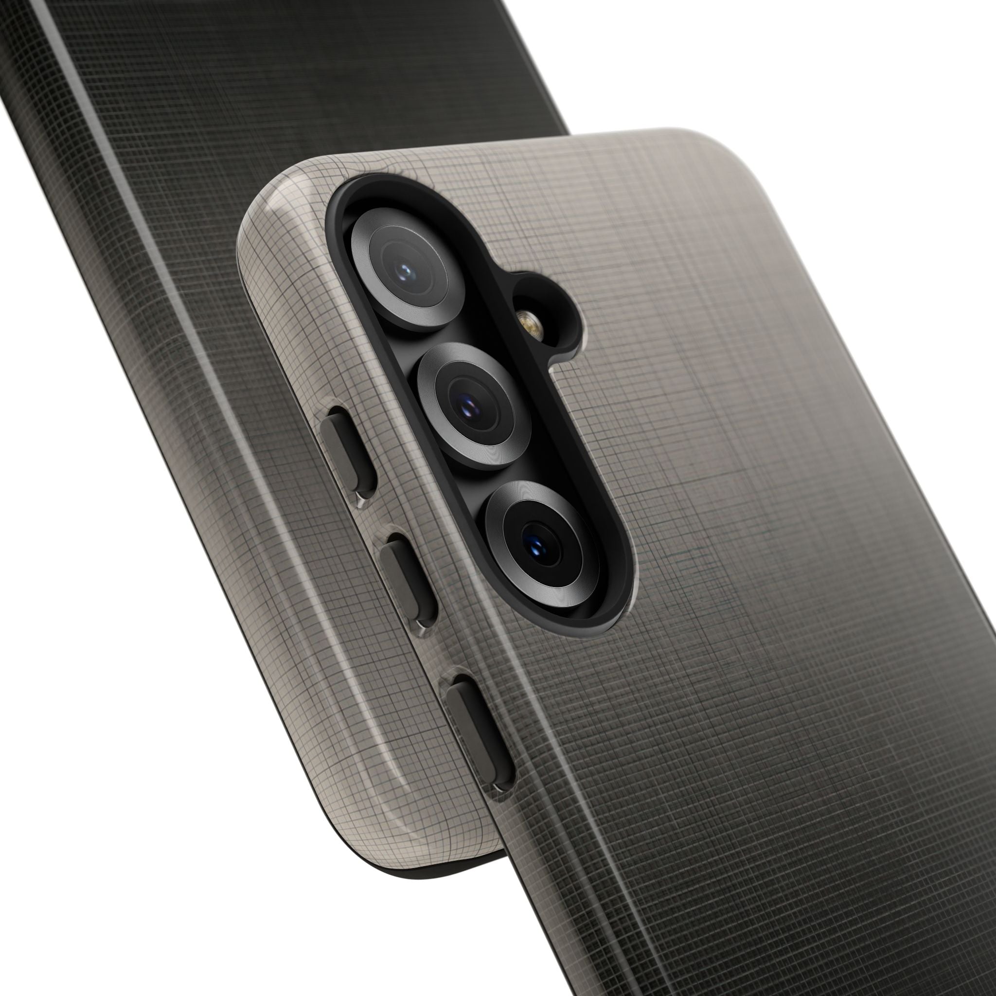 Grey Tough Phone Case for Samsung - Faded Sand Mesh