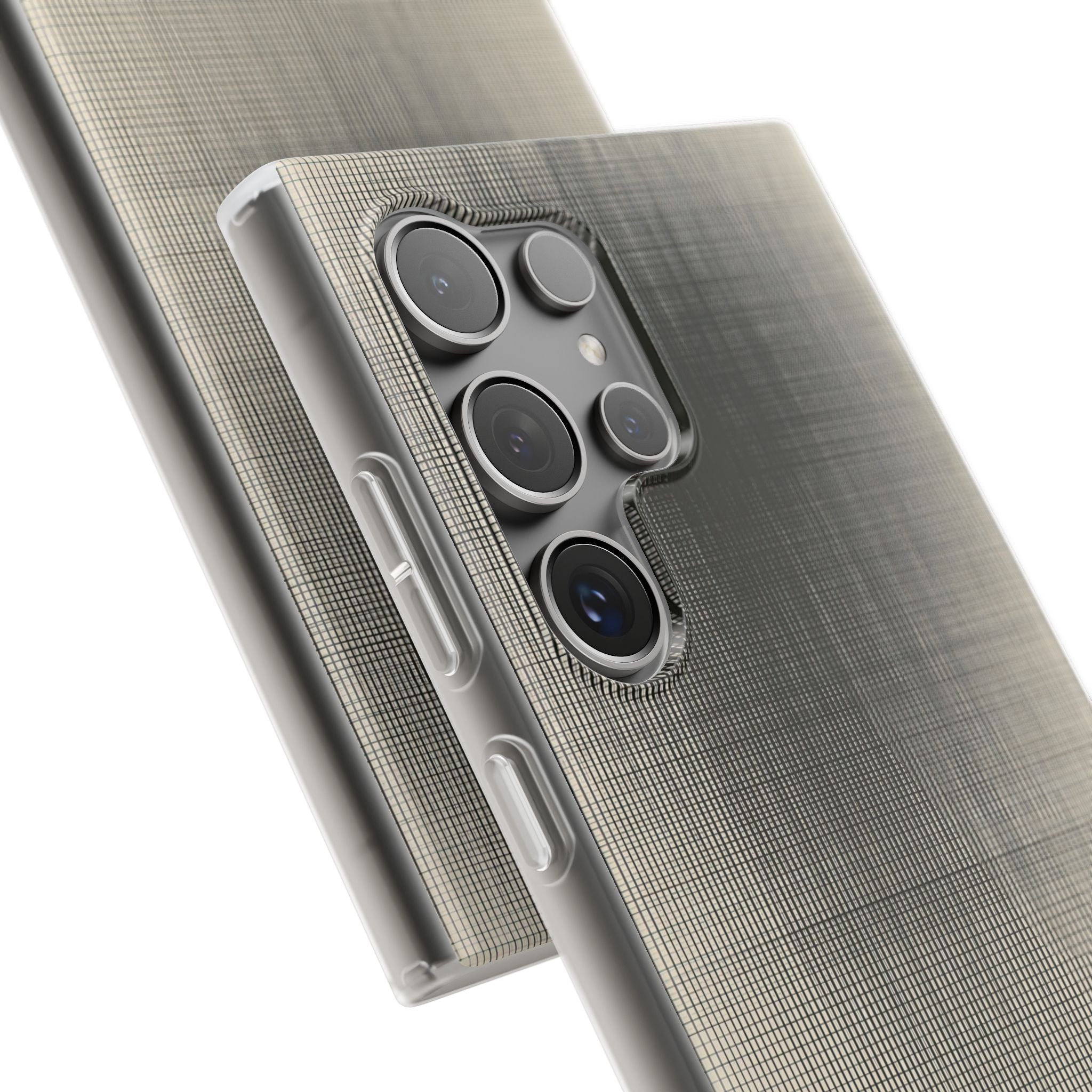 Beige Lite Phone Case for Samsung - Carbon Screen Grid