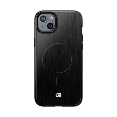 Black Tough 2.0 Magsafe Phone Case for iPhone - Brushed Obsidian Slate
