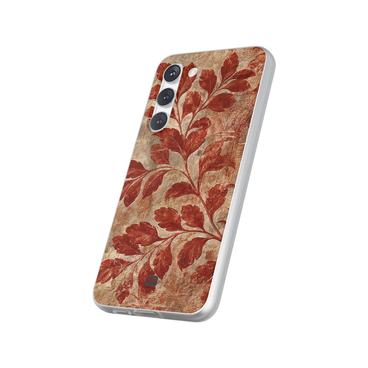 Terracotta Botanical Fresco · Lite Phone Case for Samsung · Red