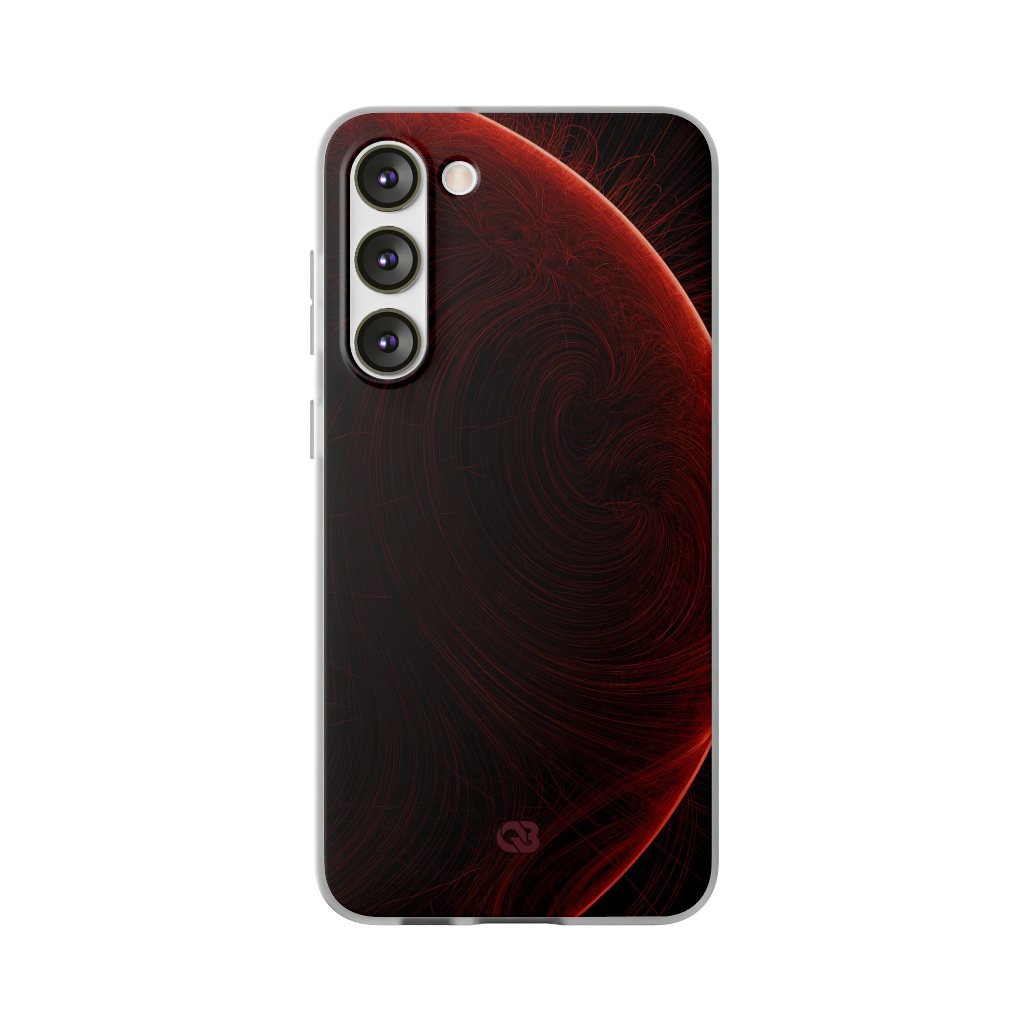 Red Lite Phone Case for Samsung - Crimson Flare Flux
