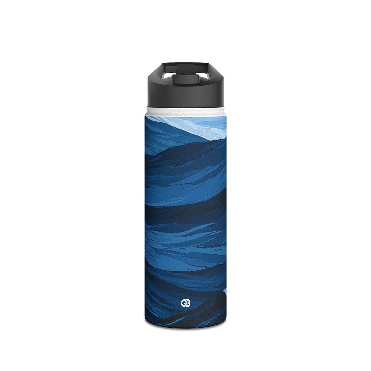 Cerulean Ridges · Insulated Water Bottle · Blue