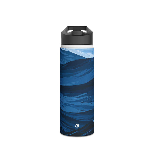 Cerulean Ridges · Insulated Water Bottle · Blue