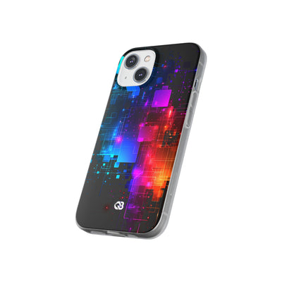 Spectral Circuit Grid · Lite Phone Case for iPhone ·  Black