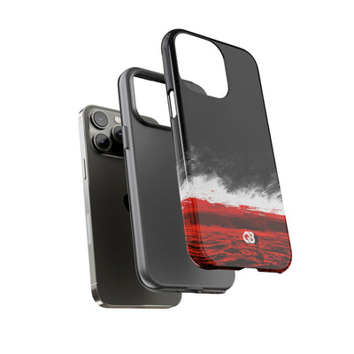 Crimson Void · Tough Phone Case for iPhone · Black